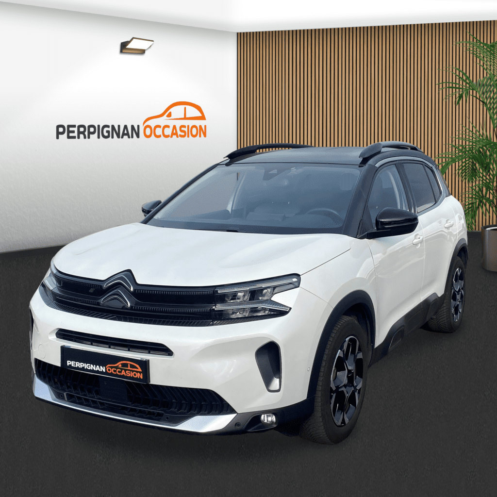 Citroën C5 Aircross BlueHDi d'occasion à Narbonne – vue avant / voiture occasion Narbonne